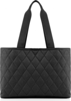 Reisenthel Classic Bevásárlótáska L 39x28x16cm - Fekete / rombusz mintás