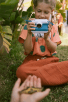 Kidywolf K-Print Gyerek Instant Fényképezőgép Selfie funkcióval - Kék