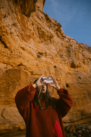 Kidywolf K-Print Gyerek Instant Fényképezőgép Selfie funkcióval - Kék