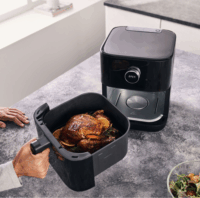 Zwilling 1034346 AirFryer Forrólevegős sütő 6L 1800 Watt - Fekete