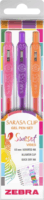 Zebra Sarasa Clip Gelpen 0,7mm Sunset vibes 3 darabos zseléstoll készlet - Többféle