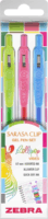 Zebra Sarasa Clip Gelpen 0,7mm Lollipop vibes 3 darabos zseléstoll készlet
