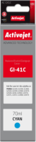 Activejet (Canon GI-41C) Utángyártott Tintapatron 70ml - Cián
