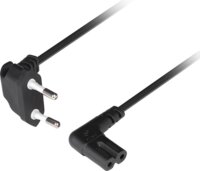 Lanberg 230V CEE 7/16 - C7 IEC Hálózati tápkábel 3m - Fekete