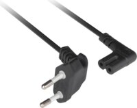 Lanberg 230V CEE 7/16 - C7 IEC Hálózati tápkábel 3m - Fekete