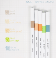 Uni Emott No.6 Nature Colors 5 darabos 0.4mm Tűfilc készlet - Vegyes színek