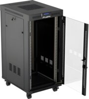Lanberg 19" Szabadon Álló Rack Szekrény 24U 600x800mm - Fekete