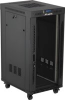 Lanberg 19" Szabadon Álló Rack Szekrény 24U 600x800mm - Fekete