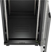 Lanberg 19" Szabadon Álló Rack Szekrény 24U 600x800mm - Fekete