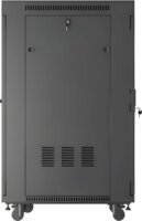Lanberg 19" Szabadon Álló Rack Szekrény 24U 600x800mm - Fekete