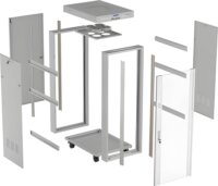 Lanberg 19" Szabadon Álló Rack Szekrény 32U 600x800mm - Szürke