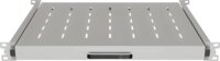 Lanberg AK-1020-S Kihúzható Rackszekrény polc 19" / 1U / 44,5 x 35 cm - Szürke