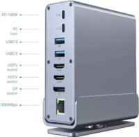 Gembird A-CF-COMBO15-01 Univerzális 15-in-1 USB-C Multiport Adapter