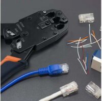 Qoltec 54554 Moduláris RJ45 CAT5e FTP csatlakozó (100db/csomag)