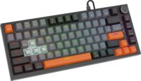 Savio Astral Black Jade 3 Colours Mechanikus USB TKL RGB Gaming Billentyűzet US - Fekete