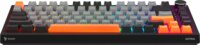Savio Astral Black Jade 3 Colours Mechanikus USB TKL RGB Gaming Billentyűzet US - Fekete