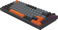 Savio Astral Black Jade 3 Colours Mechanikus USB TKL RGB Gaming Billentyűzet US - Fekete