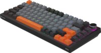 Savio Astral Black Jade 3 Colours Mechanikus USB TKL RGB Gaming Billentyűzet US - Fekete