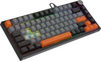 Savio Astral Black Jade 3 Colours Mechanikus USB TKL RGB Gaming Billentyűzet US - Fekete