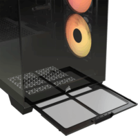 Corsair 3500X RS-R ARGB Midi Tower Számítógépház + 3db 120mm ventilátor - Fekete