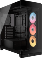 Corsair 4500X RS-R ARGB Midi Torpny Számítógépház + 3db 120mm ventilátor - Fekete