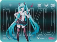 ASUS TUF Gaming P1 Hatsune Miku Edition gémer egérpad - Fekete mintás