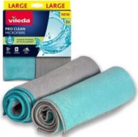 Vileda Pro Clean Mikroszálas törlőkendő 34 x 32 cm / 2 db - Szürke / Kék