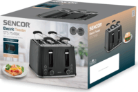 Sencor STS 7541BK 4 Szeletes Kenyérpirító 1860W - Fekete