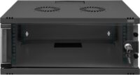 Digitus 19" Fali IT Rack Szekrény 4U 540x400 mm - Fekete