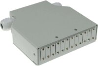 ACT FA2043 DIN Sínre Szerelhető Optikai Szerelvény Doboz 12 Port - Bézs