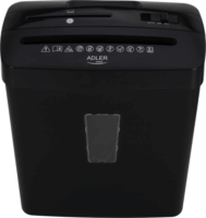 Adler AD 1037b Iratmegsemmisítő 6 lap 13L - Fekete
