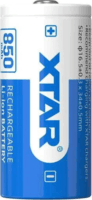 Battery XTAR 16340 Újratölthető Li-ion R-CR123 elem 850 mAh 3,7V