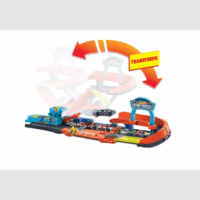 Mattel JHL94 Hot Wheels Kaszkadőr garázs autópálya játékszett