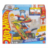 Mattel JHL94 Hot Wheels Kaszkadőr garázs autópálya játékszett