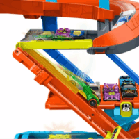 Mattel JHL94 Hot Wheels Kaszkadőr garázs autópálya játékszett