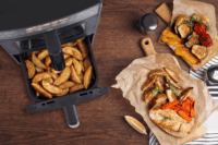 Promis FRP1560 AirFryer Forrólevegős Sütő 10L 2600W - Fekete