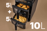 Promis FRP1560 AirFryer Forrólevegős Sütő 10L 2600W - Fekete
