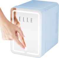 Elle Mini Travel Mini LED kozmetikai hűtő 4L LED tükörrel - Kék