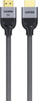Unitek C11093RGY01 HDMI 2.1 Apa - HDMI 2.1 Apa 8K 144Hz Aranyozott Kábel 3m - Fekete / Szürke