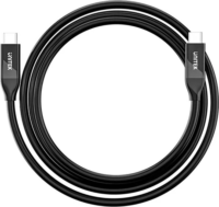 Unitek C14100ABK01 USB-C 4.0 Apa - USB-C 4.0 Apa Adat és Gyorstöltő Kábel 100W 2m - Fekete