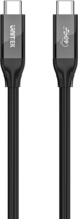 Unitek C14100ABK01 USB-C 4.0 Apa - USB-C 4.0 Apa Adat és Gyorstöltő Kábel 100W 2m - Fekete