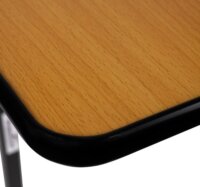 ActionMed SP100AM Állítható magasságú és dőlésszögű ágyasztal - Fekete / Barna