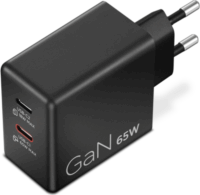Lenovo 2x USB-C Hálózati Gyorstöltő Adapter 65W + USB-C kábel - Fekete