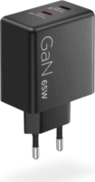 Lenovo 2x USB-C Hálózati Gyorstöltő Adapter 65W + USB-C kábel - Fekete