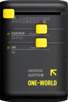 Baseus EnerCore CG11 1xAC / 2x USB-A / USB-C Utazó Töltőállomás integrált USB-C Kábellel 70W - Fekete