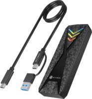 ICY BOX Spade Case 1805 USB-C 3.2 Gen 2 Külső M.2 SSD Ház - Fekete