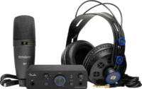 Fender Quantum Creator Audio Interfész + Fejhallgató + Mikrofon - Fekete
