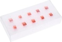 Alphacool Videókártya & RAM Réz Hűtőborda 6,5x6,5 mm (10db/csomag)