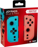 Konix Nintendo Switch Wireless Kontroller Gamepad - Kék/Piros (2db/csomag)