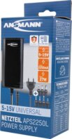Ansmann APS 2250L Univerzális Hálózati Tápegység (27W / 5-15V DC / 2,25A)